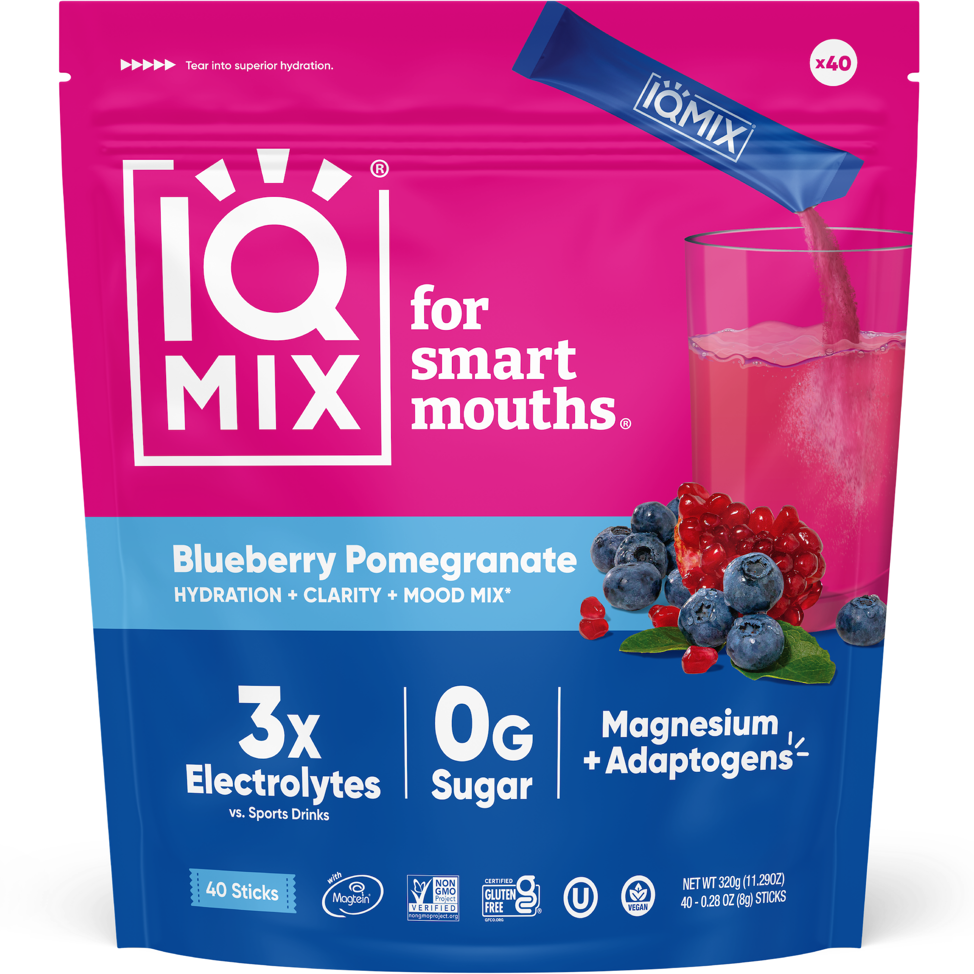 Blueberry Pomegranate (40 Sticks)