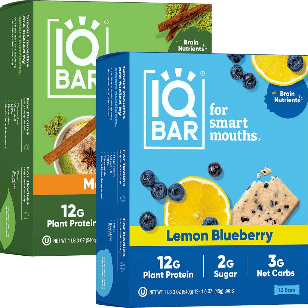 Lemon Blueberry & Matcha Chai (24 Bars)